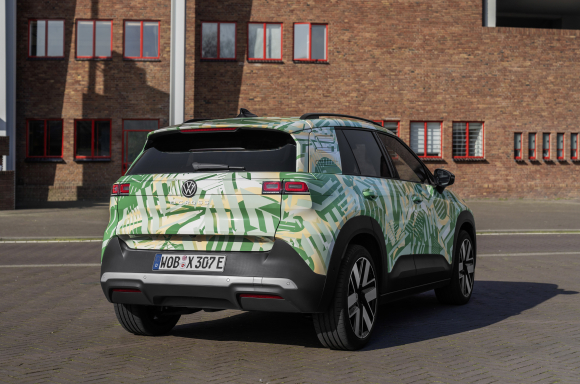 Camouflaged electric ID. Cross in Amsterdam