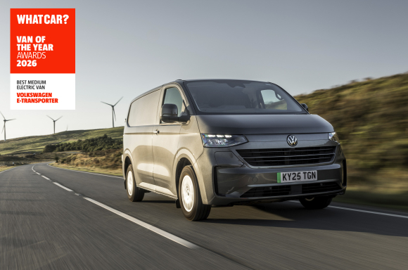 Volkswagen’s new Transporter wins double at What Car? Van and Commercial Vehicle Awards 2026