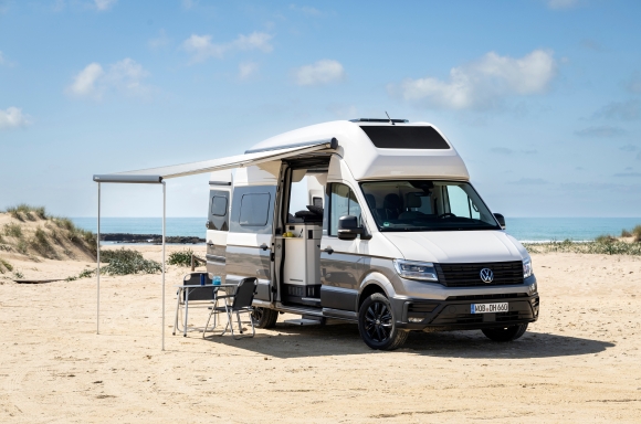 Grand California 600 is based on the Crafter and is the largest model in the California family