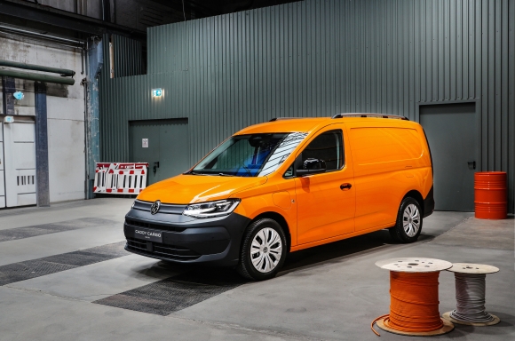 Production starts on the new Caddy: Straight off the production line with a fresh new look