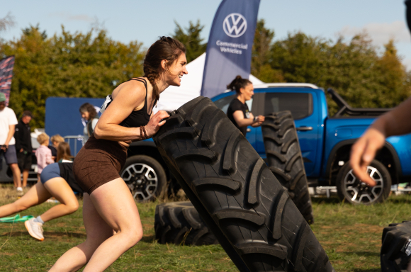Volkswagen Commercial Vehicles celebrates Britain’s Fittest Farmers at Diddly Squat Farm